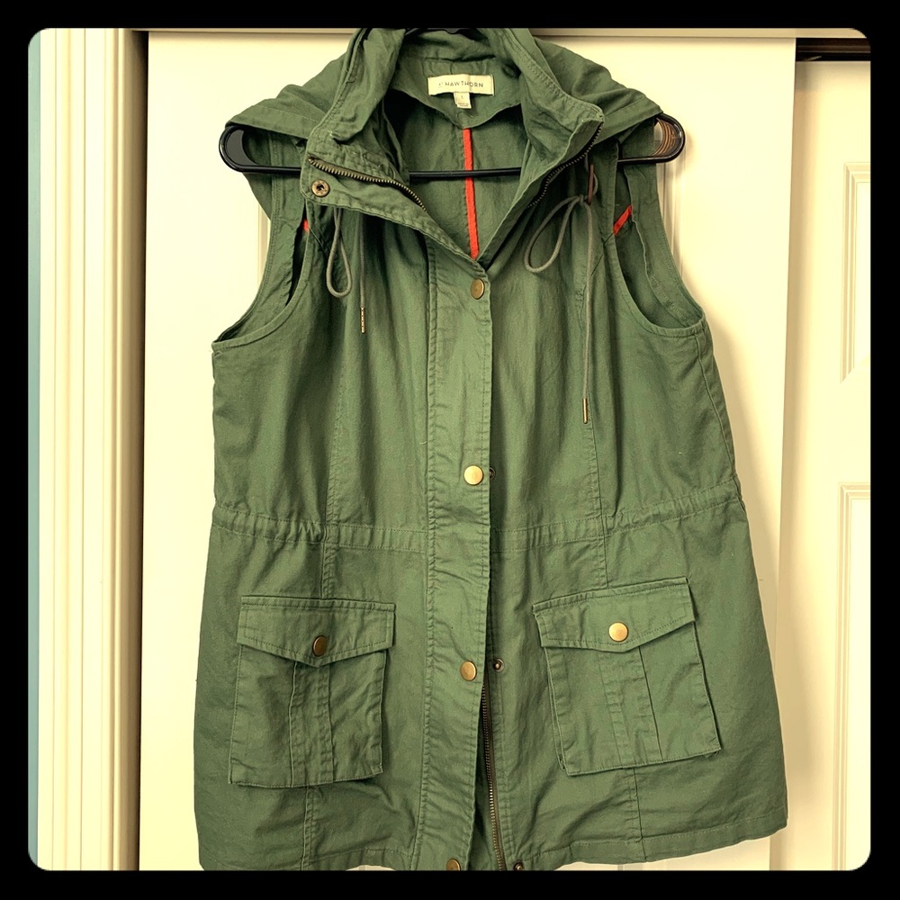 Vest, khaki, army green